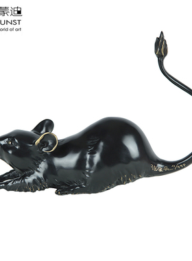 陈金庆原创限量青铜生肖鼠摆件