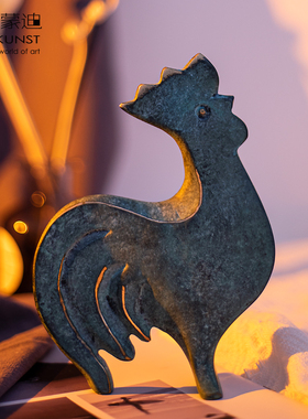 阿斯蒙迪德国名家雷蒙青铜雄鸡