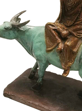 阿斯蒙迪王志杰原创青铜老子雕塑