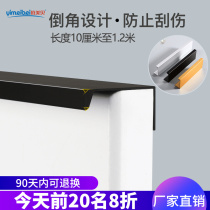 Invisible Handle Strip Black Modern Minimalist Dark Drawers Whole Cupboard Wardrobe Light Lavish Nordic Cabinet Door Handle Free