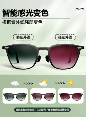 小凤仙钓鱼偏光眼镜看漂票看鱼变色夹片式轻薄运动太阳镜男女墨镜