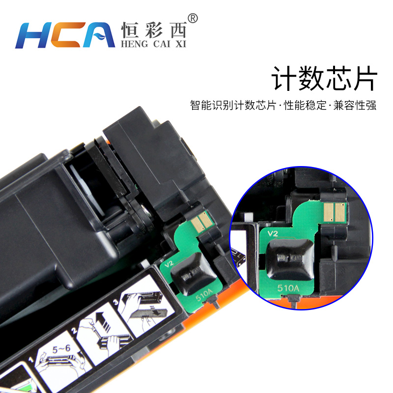 恒彩西适用惠普CF510A HPm154a m180n粉盒  M154nw激光打印硒鼓 - 图2