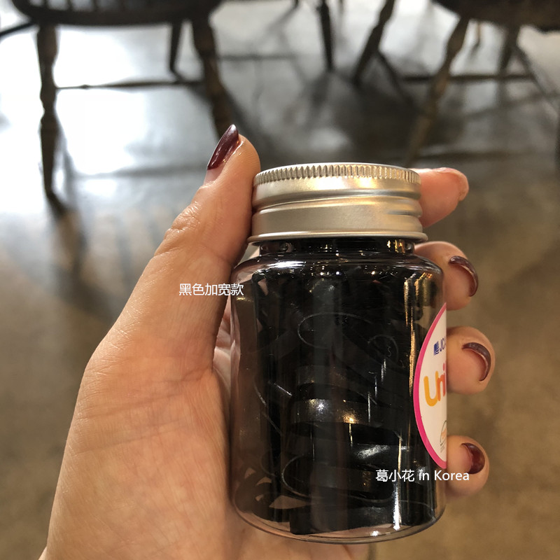 韩国UNIBAND皮筋发饰品 女童扎头发橡皮筋发圈宝宝不伤发发绳罐装,淘宝优惠券,粉丝福利购,淘宝优惠卷