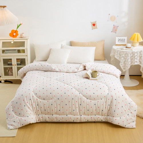 新疆棉花被芯棉被冬被子纯棉褥子垫被床垫手工保暖加厚学生宿舍被-图0