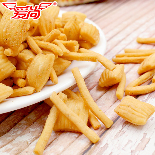 爱尚咪咪虾条蟹味粒18g独立大包网红爆款办公室零食休闲小吃食品 - 图0