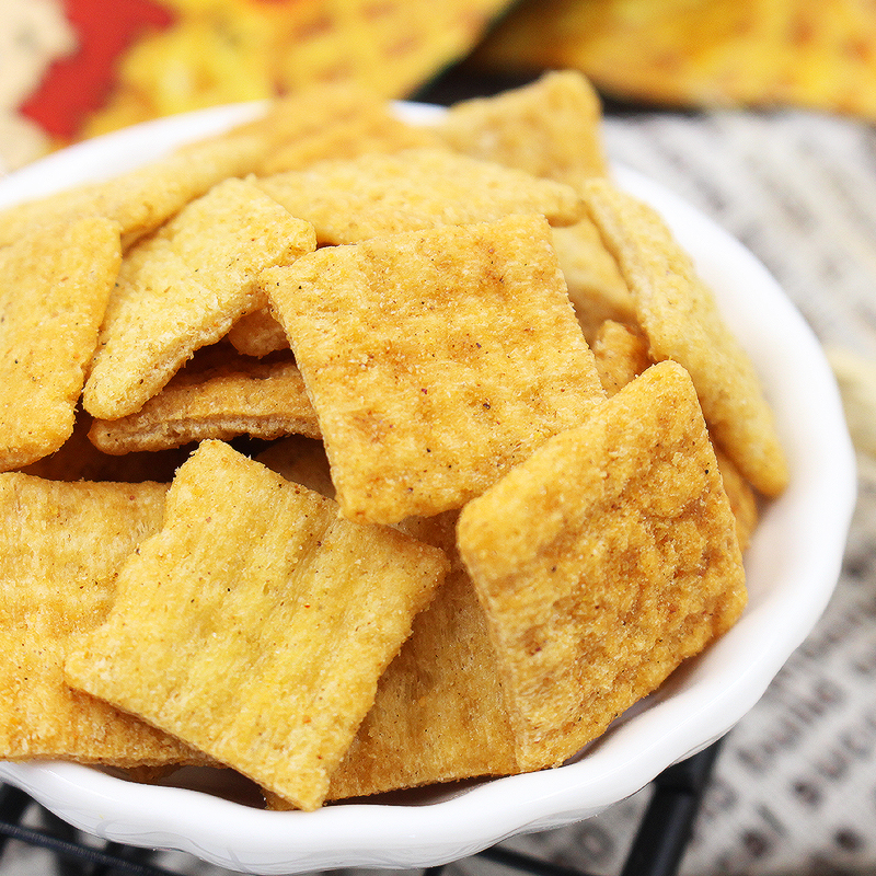 小口木食品专营店琥珀小米锅巴25g*40袋麻辣味怀旧零食充饥夜宵整箱小包装休闲食品2