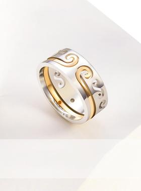 同款紧箍咒戒指男纯银情侣孙悟空