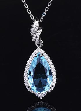 欧美合成水滴圣玛丽亚海蓝宝