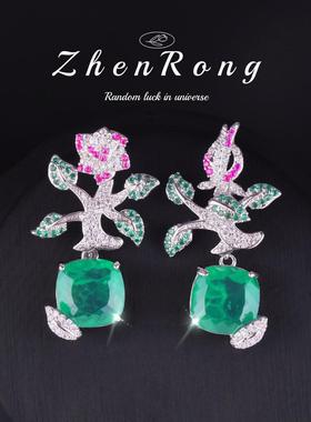 秋冬高级感耳饰气质花朵耳钉D