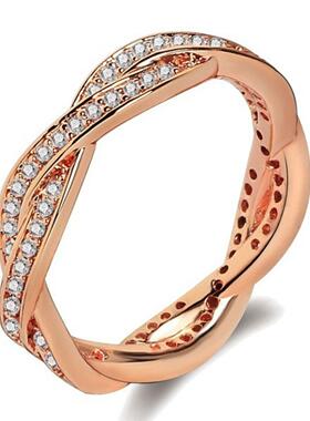 臻荣wish2018新款全圈圆形锆石