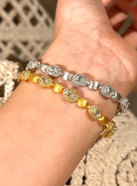 法式复古老钱风手工拉丝鸽子蛋