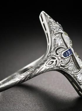 臻荣欧美奢华宫廷镀925银手饰品