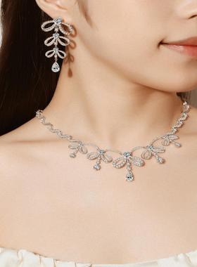 新款设计师款复古重工蝴蝶结水滴