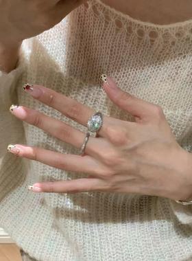 复古感星芒戒指轻奢时尚百搭Art