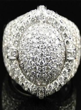 臻荣wish热卖新款微镶满钻锆石