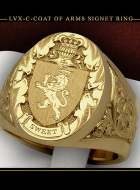 臻荣wish爆款皇冠狮子盾牌徽章