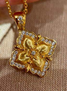 意大利中古拉丝工艺布家四叶草