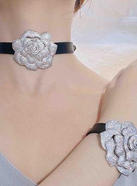 重工伯爵花choker盛世美颜山茶花