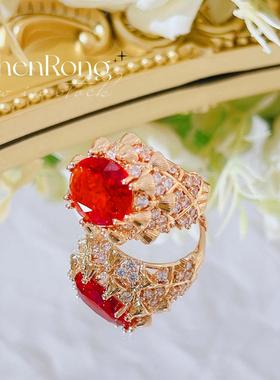 意大利复古宫廷风织纹雕金工艺