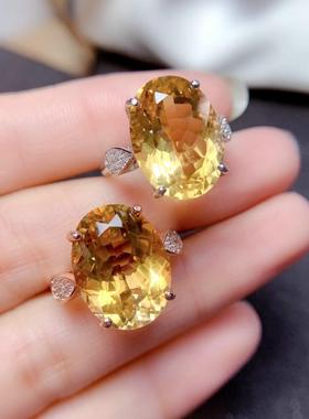 新款引流福利品璀璨黄钻仿天然