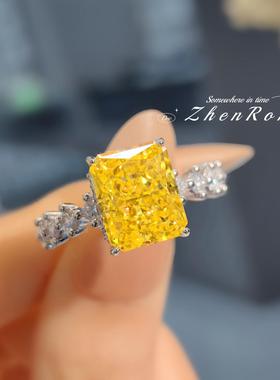 时尚轻奢经典公主方冰花切粉钻