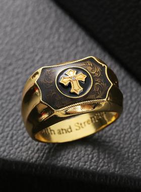 臻荣wish欧美创意18k黄金色仿真