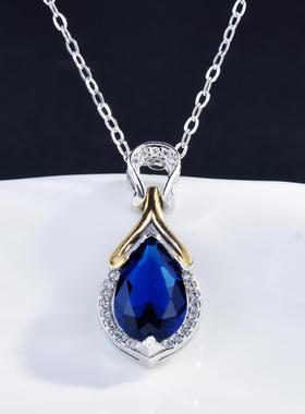 新款时尚美人鱼眼泪吊坠网红热卖