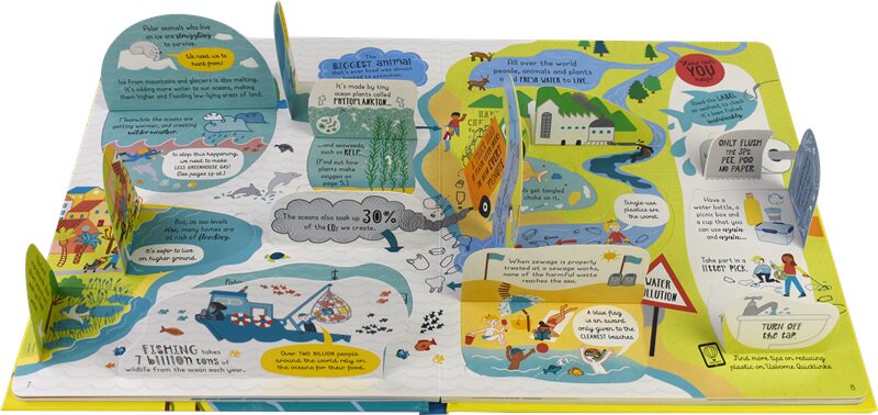 Usborne Lift the Flap Looking After Our Planet 尤斯伯恩 善待我们的星球 翻翻纸板书 儿童英语百科科普读物 英文原版进口图书