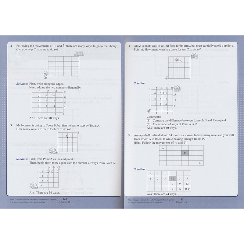 SAP Maths Olympiad 奥林匹克数学 新加坡奥数 儿童奥林匹克数学新加坡指定用书 小学1-6年级5册 新亚出版社 英文原版进口图书 - 图2