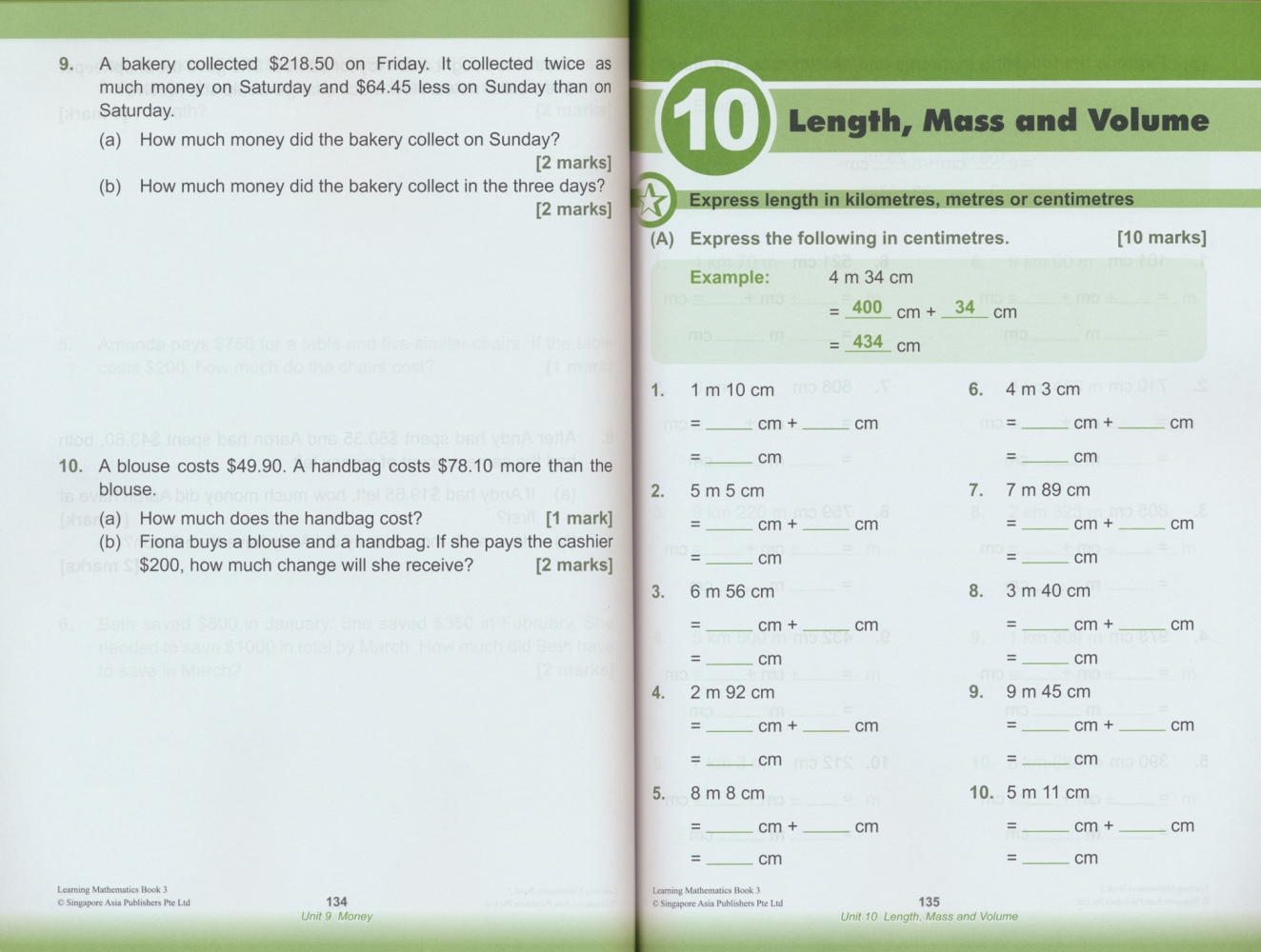 【自营】SAP Learning Mathematics 3三年级数学练习册基础版在线测试版 9岁学习系列新加坡数学小学英语题教辅教材-图2