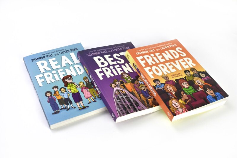 Friends The Series Boxed Set 好朋友系列漫画3册盒装 永远的朋友 英语漫画 友谊主题 校园成长 英文原版进口儿童图书