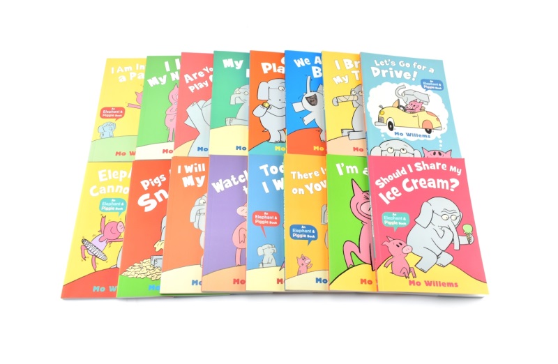 【自营】An Elephant and Piggie Book 小猪小象16册 Mo Willems 吴敏兰书单 儿童英语启蒙读物 情商培养英文绘本英文原版进口图书 - 图3