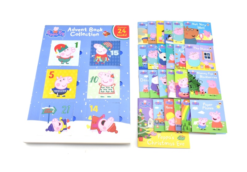 Peppa Pig Advent Book Collection小猪佩奇圣诞倒数日历24册英文故事绘本亲子读物英文原版进口儿童图书-图3