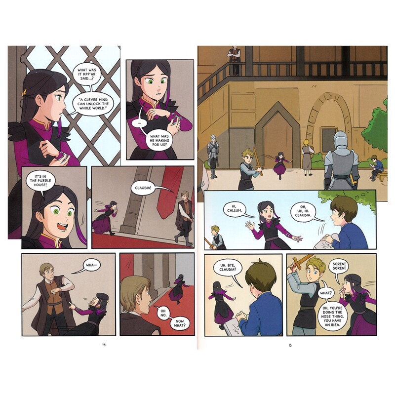 The Dragon Prince Graphic Novel 3: Puzzle House  龙王子3：谜屋 全彩漫画书 小学生课外读物 8-12岁 英文原版进口图书