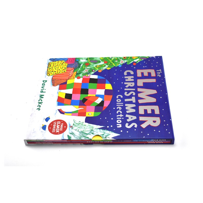 The Elmer Christmas Collection 花格子大象艾玛 3册盒装 经典绘本 圣诞故事图画书 吴敏兰书单 亲子读物 英文原版进口儿童图书