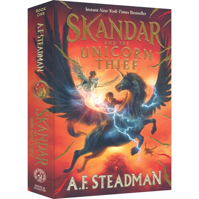Skandar 斯坎达系列1-4 独角兽魔法故事 国际流行小说 英语章节书 中学生青少年课外读物 奇幻冒险 9-12岁 英文原版进口图书