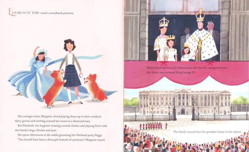 The Corgi and the Queen 柯基与英国女王 伊丽莎白二世 人物传记 英文绘本故事 儿童课外读物 英文原版进口图书