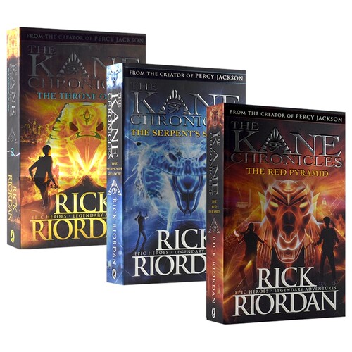 Percy Jackson 波西·杰克逊5册盒装 英文原版章节小说 奥林匹斯英雄 埃及守护神 马格纳斯 Rick Riordan 希腊罗马埃及北欧神话 - 图2