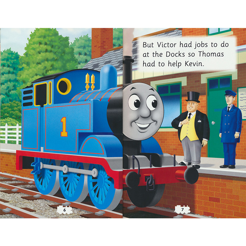 托马斯分级阅读入门级6册盒装 Thomas and Friends Reading Ladder Story 火车托马斯和朋友们英文绘本3-8岁英语故事书