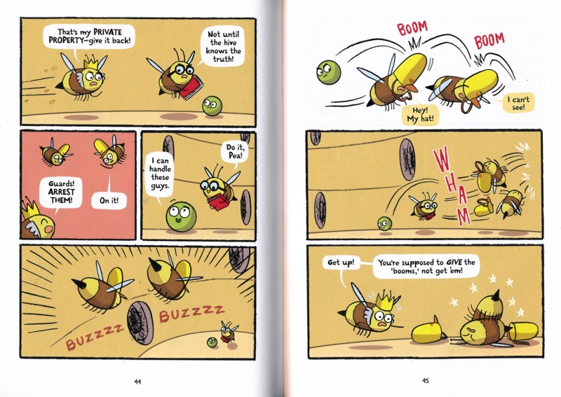 Pea, Bee, and Jay Stuck Together Wannabees Lift Off 豌豆、蜜蜂和松鸭6册 幽默漫画 儿童英语读物 英文原版进口图书 - 图2