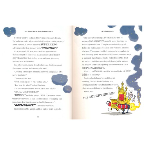 David Walliams The World's Worst Superheroes 大卫威廉姆斯 世界上最糟糕的超级英雄 桥梁书 章节小说 英文原版进口儿童图书 - 图1