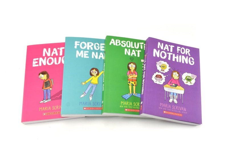 Nat Enough 不够自信的娜塔莉 自尊情感 成长漫画小说 青少年课外读物 纽约时报畅销书 9-12岁 英文原版进口儿童图书,淘宝优惠券,粉丝福利购,淘宝优惠卷