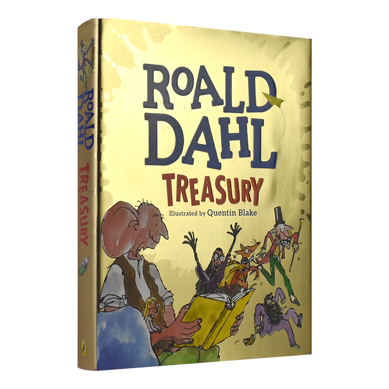 The Roald Dahl Treasury 罗尔德·达尔作品集 精装大开本 名家经典珍藏版 桥梁书 故事绘本 英语课外读物 英文原版进口儿童图书 - 图0