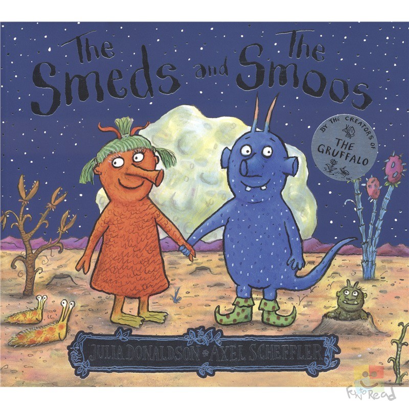 The Smeds and the Smoos斯梅兹和斯莫思英语韵律绘本儿童读物咕噜牛Julia Donaldson茱莉亚唐纳森英文原版进口图书-图0