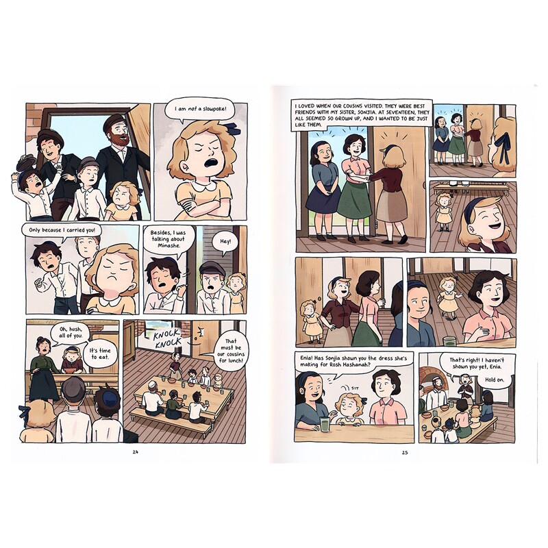 The Girl Who Sang 唱歌的女孩 全彩漫画 图像小说 战争历史故事 人物传记 英文原版进口儿童图书