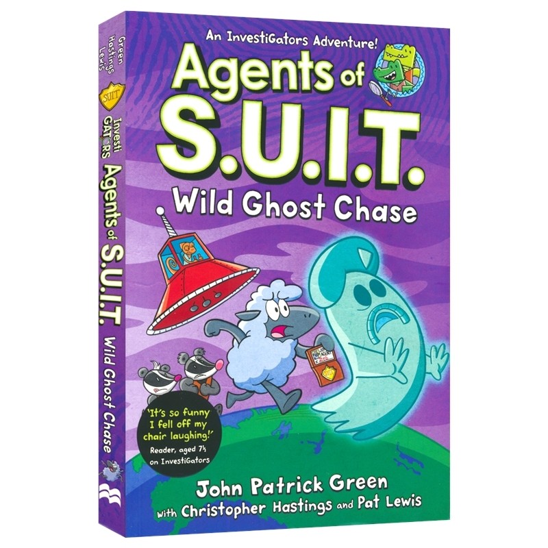 Investigators Agents of S.U.I.T. 鳄鱼侦查员外传3册 S.U.I.T.侦查员 搞笑漫画书 英语课外读物 平装 英文原版进口儿童图书,淘宝优惠券,粉丝福利购,淘宝优惠卷