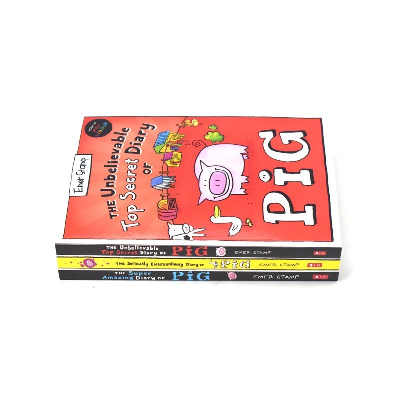 Diary of Pig 猪猪日记1-3 全彩版 爆笑口水体读物 农场版疯狂动物特工队 小学生英语课外读物 英文原版进口儿童图书,淘宝优惠券,粉丝福利购,淘宝优惠卷