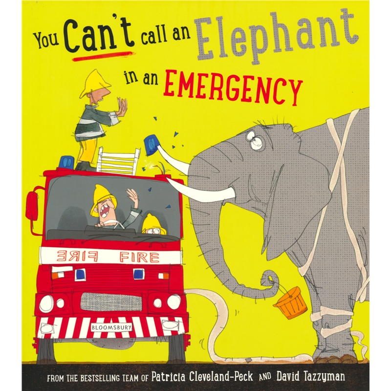 You Can't Call an Elephant in an Emergency 别让大象来救援 平装大开本 想象力绘本 你不能在紧急情况下给大象打电话 英文原版 - 图0