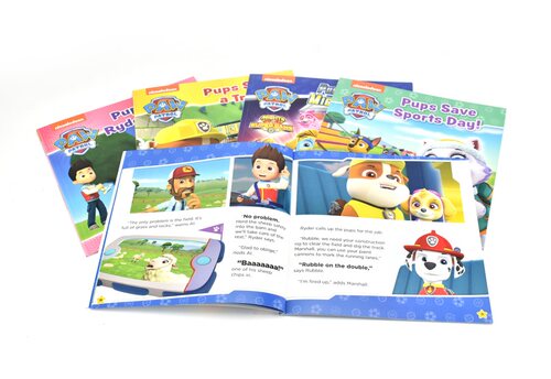 Paw Patrol The Mighty Twins  Save Ryder's Robot Sports Day 汪汪队立大功5册 儿童英语绘本冒险故事逆商培养 英文原版进口图书 - 图2