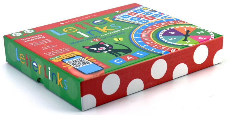 Scholastic Learning Games 学乐字母词汇 恐龙主题桌游 火箭拼图比赛 盒装游戏 学前启蒙 自然拼读 亲子互动 英文原版进口图书